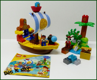 Lego® Duplo® 10514 - Jakeova Pirátská Loď Bucky bez Krabice