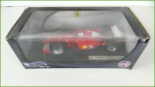 Model Formule Hot Wheels 1:18 - Ferrari F1 2001 - Rubens Barrichello