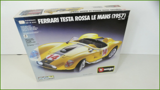 Metal Kit Stavebnice 1:18 - Ferrari Testa Rossa Le Mans (1957)